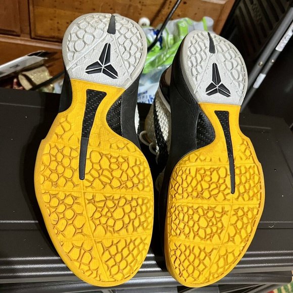 Kobe VI 6 Del Sol White Yellow Steelers Size 13 429659-103 - Picture 5 of 5